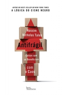 Capa do livro "Antifrágil" de Nassin N. Taleb