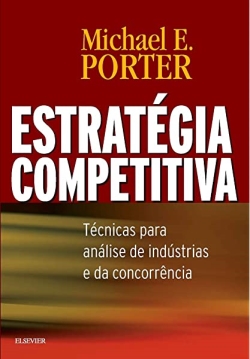 Capa do livro "Estratégia Competitiva" de Michael Porter